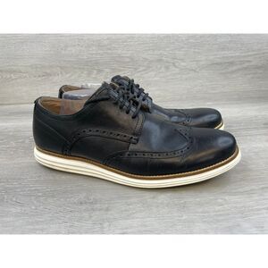 Cole Haan ØriginalGrand Men's Oxford Sneaker Wingtip Leather US 13 Black Shoes